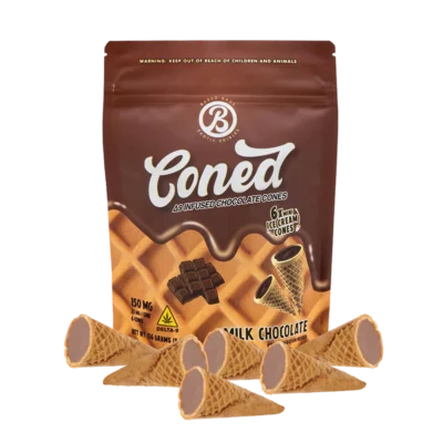 BAKED BAGS CONED - MILK CHOCOLATE