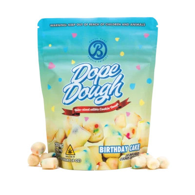 BAKED BAGS DOPE DOUGH - BIRTHDAY CAKE
