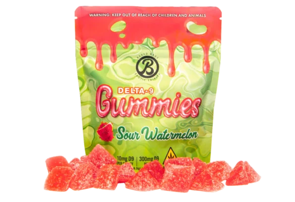 baked bags gummies sour watermelon